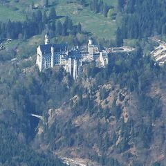 Flugwegposition um 13:40:57: Aufgenommen in der Nähe von Garmisch-Partenkirchen, Deutschland in 2333 Meter